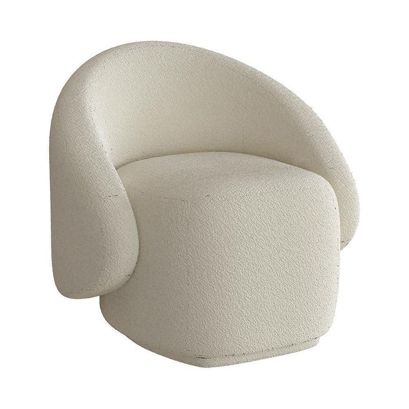 Eigentijdse strakke achterbank met ronde armbank gebogen settnee bank