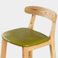 Modern Milk Tea Shop  Footrest Stool Matte Finish Upholstered Bar Stools