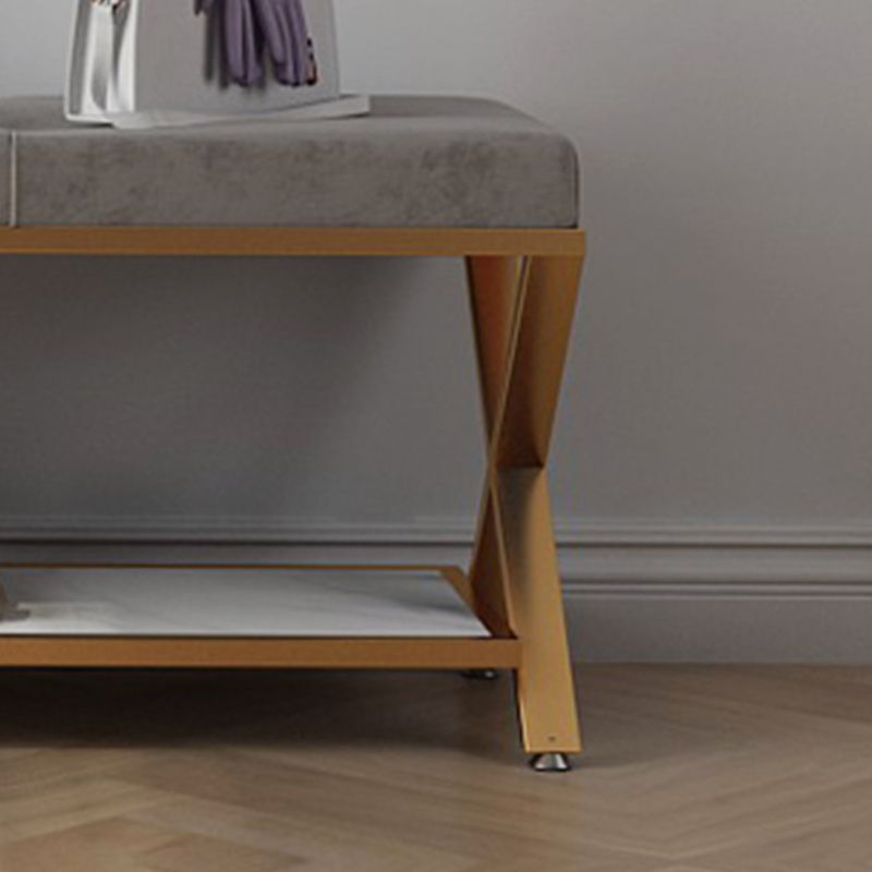 13.8" Wide Contemporary Seating Bench Upholstered Tufted Bench Clearhalo 'Benches' 'Chairs & Seating' 'furn' 'furn_benches' 'Furniture' 'Living Room Furniture' 1200x1200_eda0b63d-ac58-4b24-a451-1970356df817