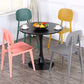 Open Back Armless Dining Chairs Scandinavian Plastic Dining Side Chair (Set of 4) Clearhalo ' kitchen&dining_furn' 'Dining Chairs' 'Dining Tables & Seating' 'dining_chair' 'furn' 'furn_dining_chair' 'Furniture' 'furniture_dining_chair' 'Kitchen & Dining Furniture' 'kitchen' 1200x1200_eda0f729-03b3-4e0f-bbd2-52fc95b290d8