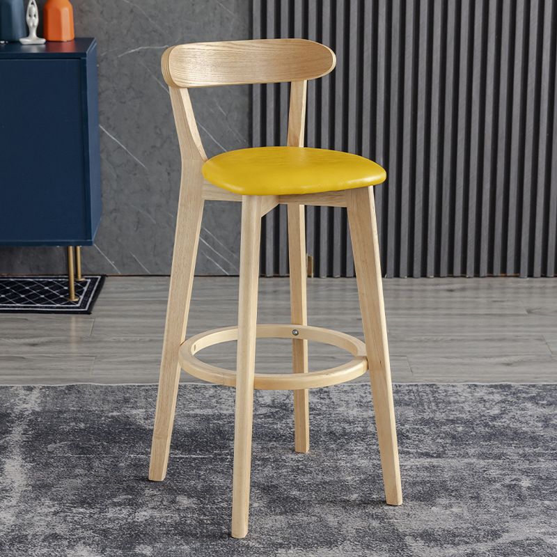 Scandinavian Matte Finish Upholstered Bar Stools Living Room Footrest Stool Clearhalo 'Bar Furniture' 'Bar Stools' 'bar_stools' 'furn' 'furn_bar_stools' 'Furniture' 'furniture_bar_stools' 'Kitchen & Dining Furniture' 1200x1200_eda1e327-b0a1-4fe1-8f12-9652f6195411