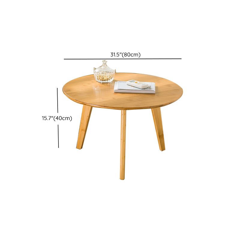 Tavolino Moderno Rotondo Tavolino da Salotto a 3 Gambe