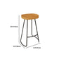 Juego de mesa de Pub rectangular Industrial de 1/5/7 piezas, mesa de mostrador de madera con taburetes sin respaldo