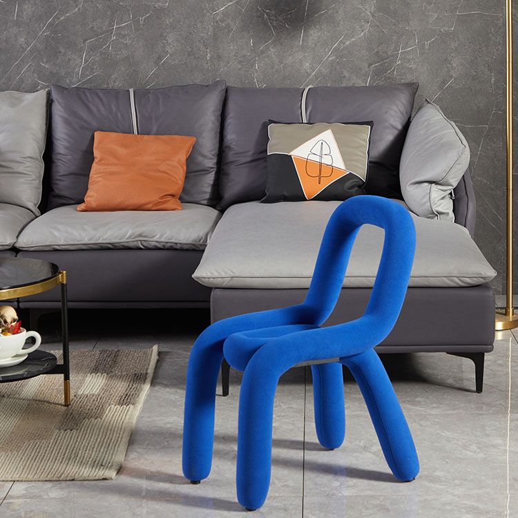 Modern Velvet Dining Room Chair Armless Metal Side Chair for Home Use Clearhalo 'Dining Chairs' 'Dining Tables & Seating' 'dining_chair' 'furn' 'furn_dining_chair' 'Furniture' 'Kitchen & Dining Furniture' 1200x1200_eda9caea-2782-47ef-9554-bd2ad13024c1