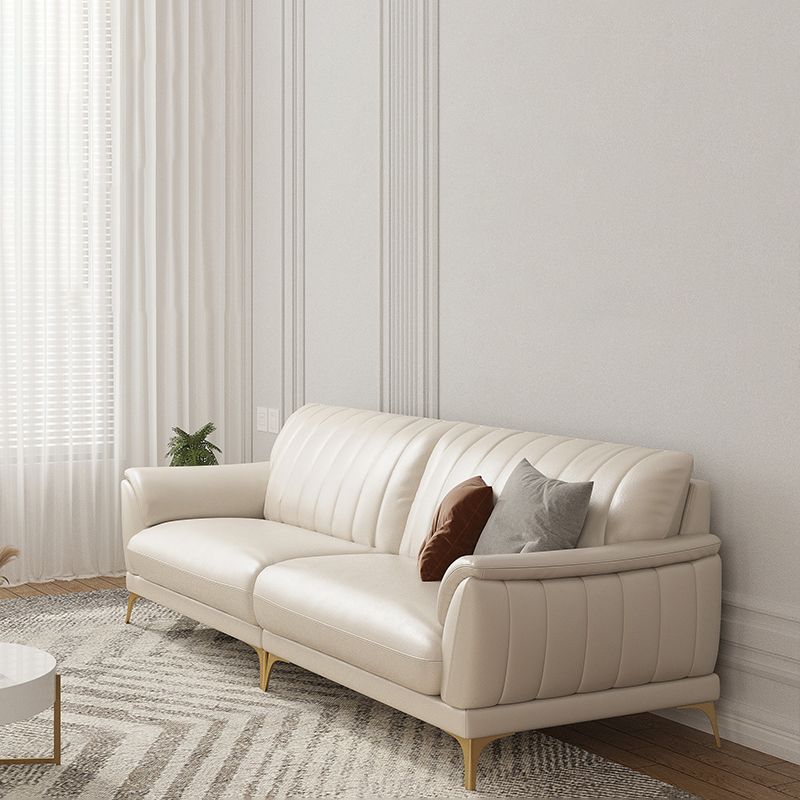 Divano resistente alle macchie in pelle Contemporanea Standard Cuschio Top ARM CETTO