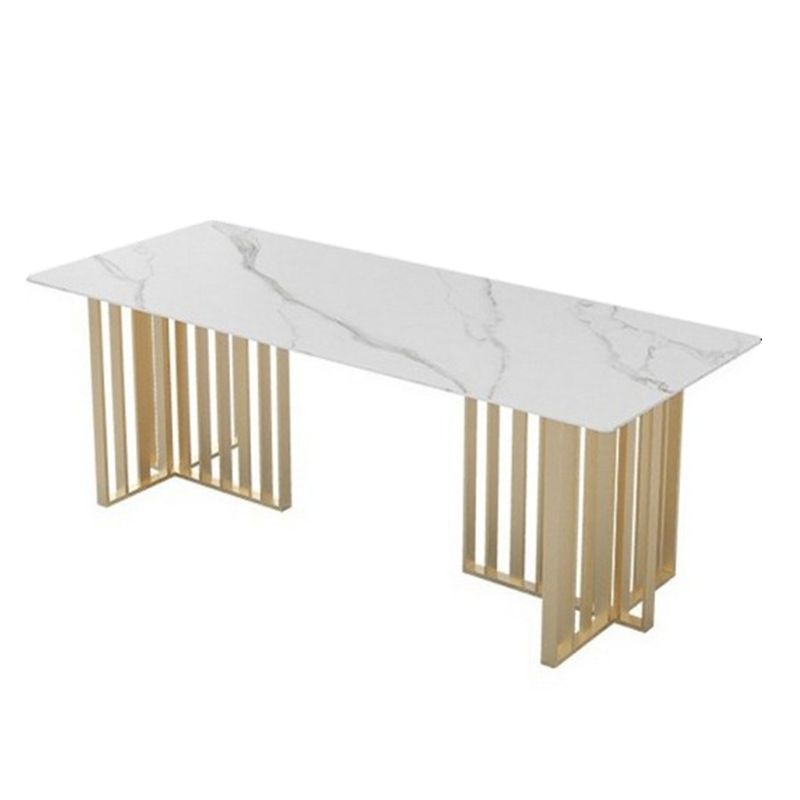 Bureau de bureau rectangulaire métal