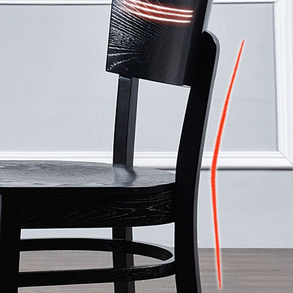 Open Back Armless Dining Chairs Indoor Side Chairs with Wood Legs (Set of 2) Clearhalo ' kitchen&dining_furn' 'Dining Chairs' 'Dining Tables & Seating' 'dining_chair' 'furn' 'furn_dining_chair' 'Furniture' 'furniture_dining_chair' 'Kitchen & Dining Furniture' 'kitchen' 1200x1200_edaedc14-b578-4839-aa4b-e1573f54dc89