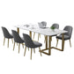 Contemporary Style Rectangle Table Set 1/2/7 Pieces Dining Set for Home Clearhalo 'Dining Room Sets' 'Dining Tables & Seating' 'dining_room_set' 'furn' 'furn_dining_room_set' 'Furniture' 'Kitchen & Dining Furniture' 1200x1200_edb172ea-07dd-45ac-9194-072376a484b9
