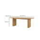 Oval Shaped Office Conference Table Wood Writing Desks in Natural