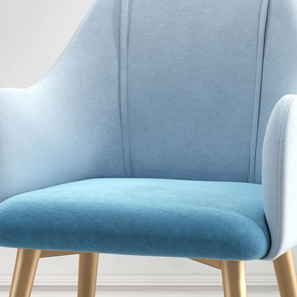 Scandinavian Style Metal Dining Chair Coffee Shop Casual Wingback Chair Clearhalo ' kitchen&dining_furn' 'Dining Chairs' 'Dining Tables & Seating' 'dining_chair' 'furn' 'furn_dining_chair' 'Furniture' 'furniture_dining_chair' 'Kitchen & Dining Furniture' 'kitchen' 1200x1200_edb2554e-3af5-4211-b5e0-44cd52213dab