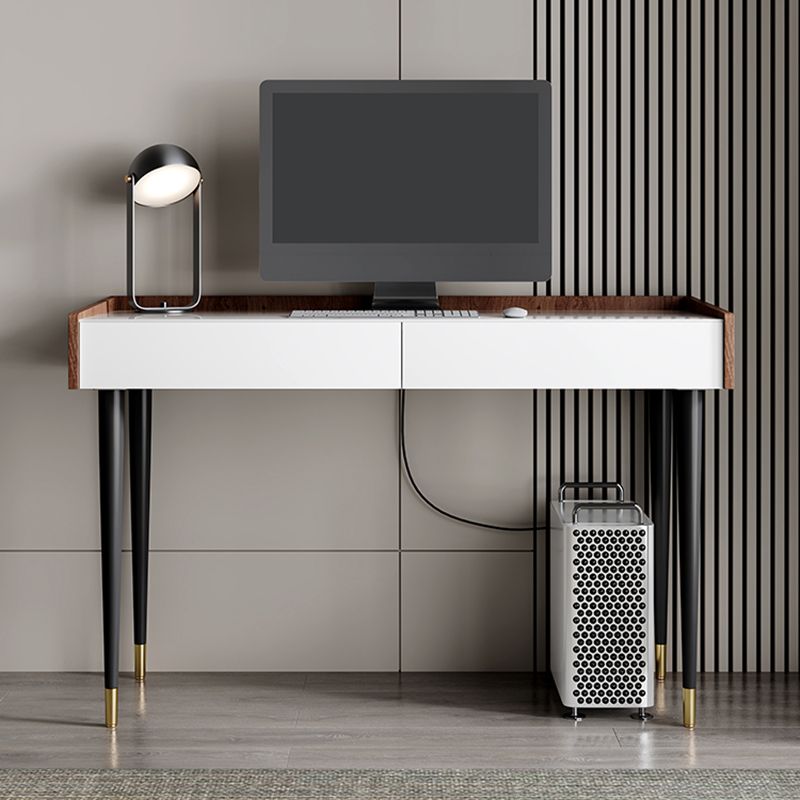 MODERNO STHEE STONE TASSTAND DESK RECTANGULER SHAPH OFFICE CONTRO con 4 gambe