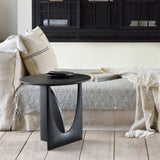 Scandinavian End Table Solid Wood Abstract Base Round Top Side Table Clearhalo 'Coffee & Accent Tables' 'End & Side Tables' 'end_side_tables' 'furn' 'furn_end_side_tables' 'Furniture' 'Living Room Furniture' 1200x1200_edb30c05-6cbb-44f0-a378-fdc72c05e1e4