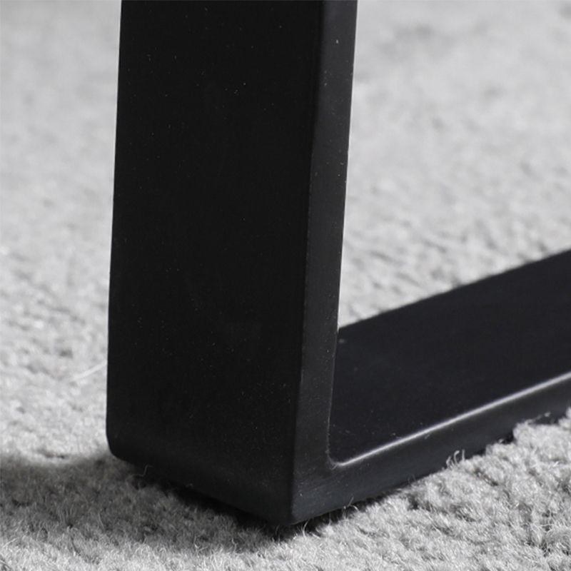 Polquadra di accento in pelle moderna a braccio moderno di metà secolo per camera da letto e soggiorno