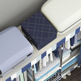 Armario de armario de dormitorio de metal de estilo contemporáneo con estantes