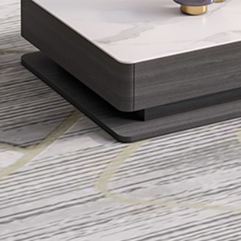 Block Slate Coffee Table No Distressing Rectangle Single Coffee Table with Drawers Clearhalo 'Coffee & Accent Tables' 'Coffee Tables' 'coffee_tables' 'furn' 'furn_coffee_tables' 'Furniture' 'Living Room Furniture' 1200x1200_edb4cb3e-55cf-4399-bde3-73d662bb3f49
