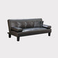 Faux Leather Pillow Top Arm Loveseat with Foldable and Wear-resisting for Living Room Clearhalo 'furn' 'furn_sofas' 'Furniture' 'furniture_sofas' 'kitchen' 'kitchen_sofas' 'Living Room Furniture' 'Sofa' 'sofas' 1200x1200_edb875e1-2da0-4857-ad60-9f44ab39ec8f