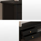 Supporto TV multimediale in legno massello Console multimediale scandinava con cassetti