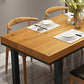Industrial Rectangle Dining Set 1/2/5 Pieces Solid Wood Dinette Set for Shop Clearhalo 'Dining Room Sets' 'Dining Tables & Seating' 'dining_room_set' 'furn' 'furn_dining_room_set' 'Furniture' 'Kitchen & Dining Furniture' 1200x1200_edbce565-f225-45f3-b51a-344deecc0ecb