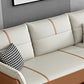 Living Room Pillow Top Arm Sofa Orange and White Cushion Back Couch Clearhalo 'furn' 'furn_sofas' 'Furniture' 'furniture_sofas' 'Living Room Furniture' 'Sofa' 'sofas' 1200x1200_edc2c1a0-f17e-435a-9523-bcb09db92d28