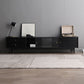 Traditional TV Stand Console with Drawers Rubberwood TV Media Stand