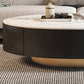 Metal Drum Coffee Table with Storage Round Cocktail Table in Black Clearhalo 'Coffee & Accent Tables' 'Coffee Tables' 'coffee_tables' 'furn' 'furn_coffee_tables' 'Furniture' 'Living Room Furniture' 1200x1200_edc6cf52-be2c-4dea-a1d7-5d0f7b921c28