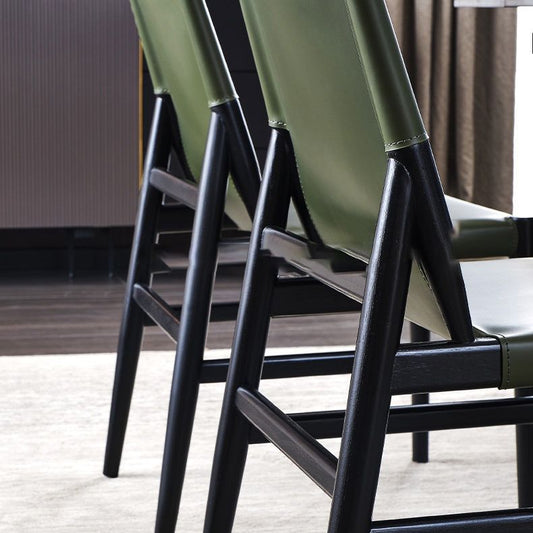 Dining Room Industrial Side Chair Faux Leather Parsons Chair Clearhalo 'Dining Chairs' 'Dining Tables & Seating' 'dining_chair' 'furn' 'furn_dining_chair' 'Furniture' 'Kitchen & Dining Furniture' 1200x1200_edcec72b-b3e1-49c0-a9fa-c5d239ffffe4