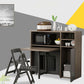 Server a buffet MDF moderno MDF a 1 porta 45.5 "H BUFFET per sala da pranzo