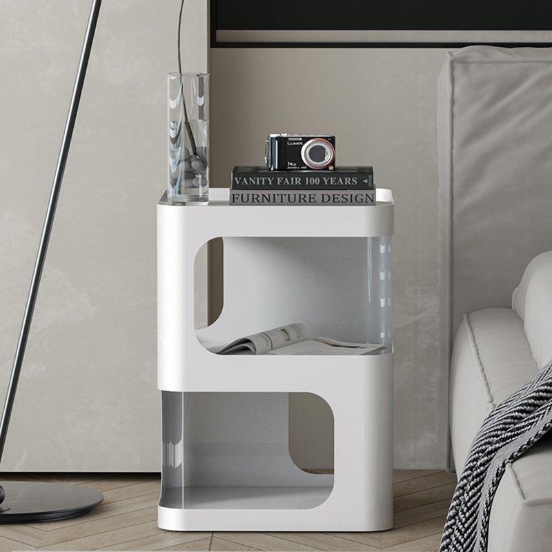 Square Iron End Table Set 21.26" Tall Metal Side Table with Storage Shelves Clearhalo 'Coffee & Accent Tables' 'End & Side Tables' 'end_side_tables' 'furn' 'furn_end_side_tables' 'Furniture' 'Living Room Furniture' 1200x1200_edd269a5-e998-4243-84b6-60cbbdbdaf1c