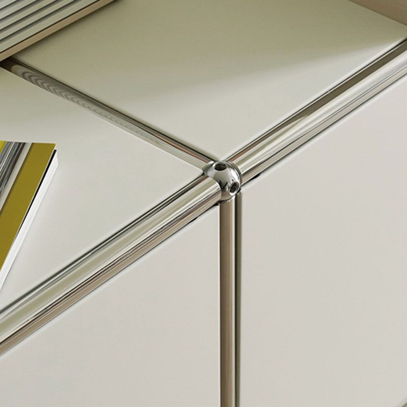 Moderno server da pranzo in metallo server con porte per soggiorno