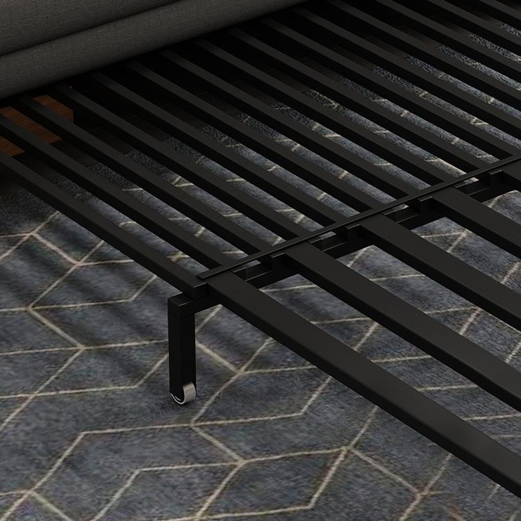 Contemporary Cotton Blend Sleeper Square Arm Sofa Bed in Blue Clearhalo 'furn' 'furn_sofas' 'Furniture' 'Living Room Furniture' 'Sofa' 'sofas' 1200x1200_edd824f1-2c64-4414-b06a-1c0d4da3bc4e