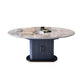 Extendable Round Dining Table Modern Adjustable Sintered Stone Top Table with Storage Pedestal Clearhalo ' dining_table' 'Dining Tables & Seating' 'Dining Tables' 'furn' 'furn_dining_table' 'Furniture' 'furniture_dining_table' 'Kitchen & Dining Furniture' 'kitchen&dining_furn' 'kitchen' 'kitchen_dining_table' 1200x1200_edd875fb-af3f-45f5-957d-028cbabac9aa