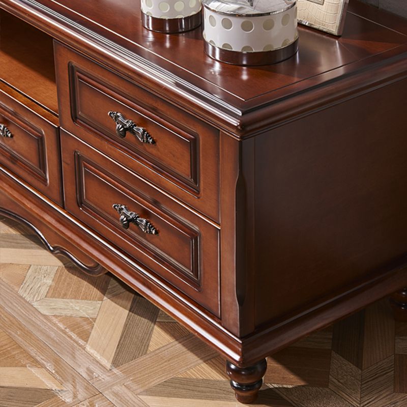Meuble TV en bois Style traditionnel maison salon meuble TV Console avec tiroirs
