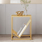 1 Shelf Metal Nightstand Industrial Open Storage Night Table ,17.7" Tall Clearhalo 'Bedroom Furniture' 'furn' 'furn_night_stand' 'Furniture' 'night_stand' 'Nightstands' 1200x1200_edd93ac4-647b-41b9-9e31-0f55bec59b93