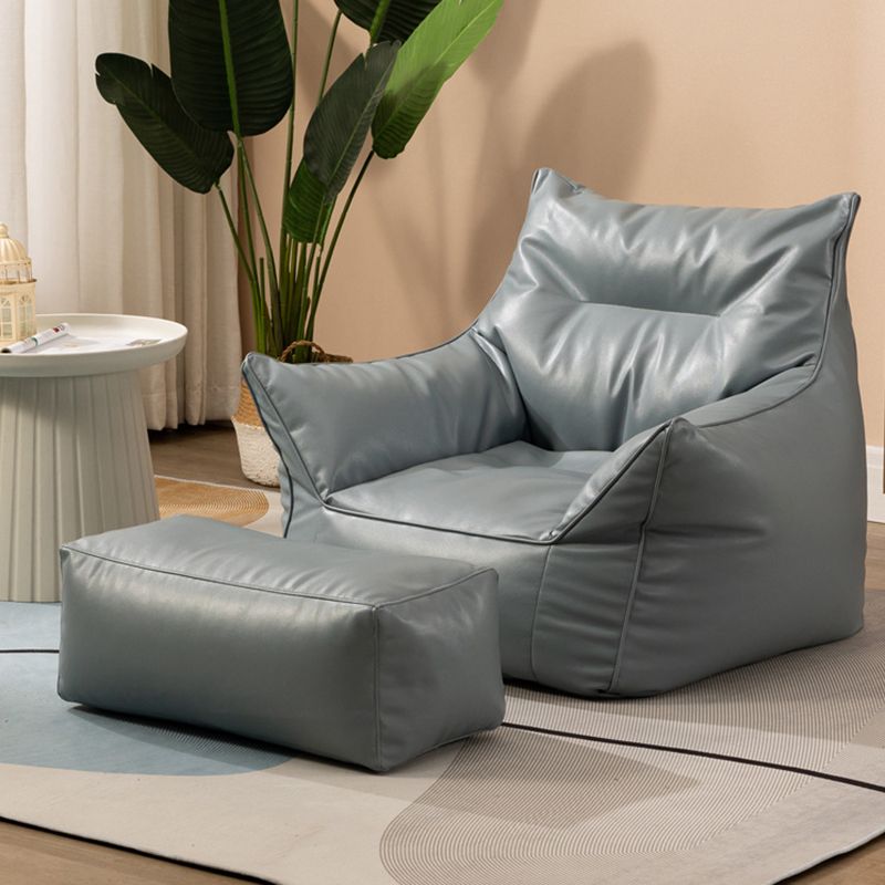 Bonded Leather Lounge Accent Chair with Flared Arms for Living Room Clearhalo 'Accent Chairs' 'accent_chairs' 'Chairs & Seating' 'furn' 'furn_accent_chairs' 'Furniture' 'Living Room Furniture' 1200x1200_edd99585-d9b6-446d-943f-345ecfce3eaa