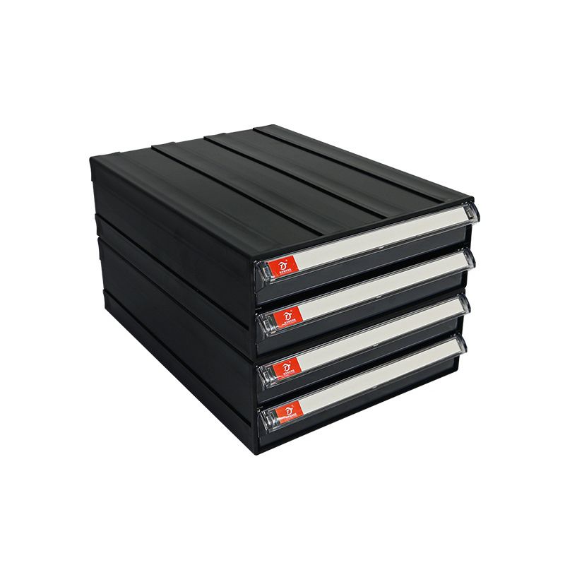 Archivo moderno de gabinete de plástico con cajones para el hogar u oficina