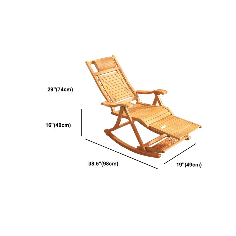 Solid Wood Rocking Chair Bamboo with Padded Seat Rocker Chair Ergonomic Clearhalo 'Chairs & Seating' 'furn' 'furn_rocking_chairs' 'Furniture' 'Living Room Furniture' 'Rocking Chairs' 'rocking_chairs' 1200x1200_eddd527c-1d92-4386-a890-dc17304f0ef0