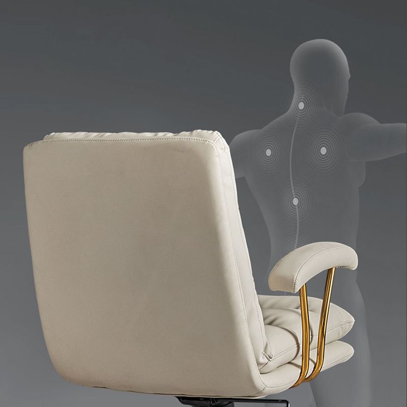 Adjustable Seat Height Office Chair Modern Mid-Back Arm Chair with Wheels Clearhalo 'furn' 'furn_office_chair' 'Furniture' 'Office Chairs' 'Office Furniture' 'office_chair' 1200x1200_ede36f1a-cbd4-4ba1-998a-99a9a0f8f36e