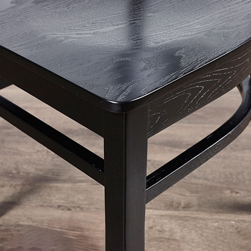 Industriële armloze eetkamerstoelen Solid Wood Dining Side Stoel