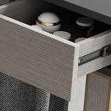 Flip-top de tocador moderno de 3 piezas con 6 cajones de almacenamiento