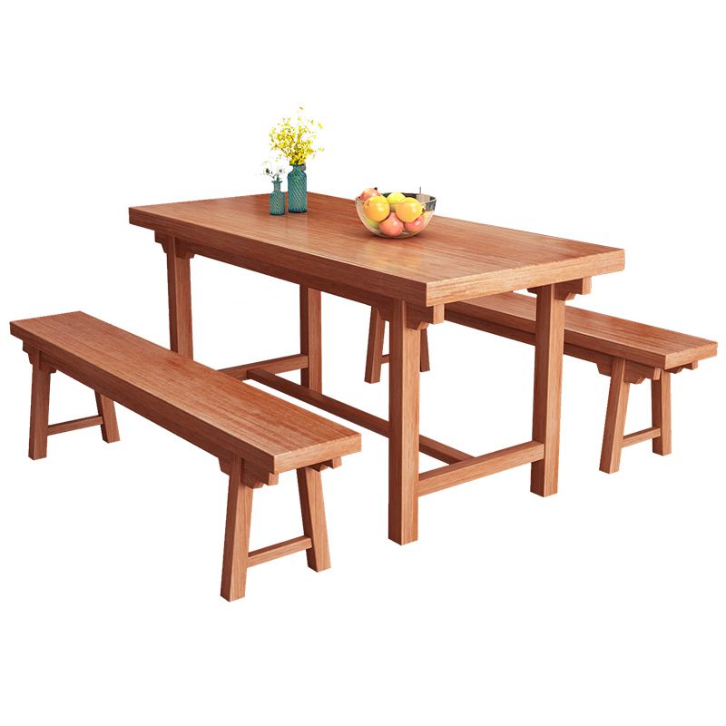 Modern Solid Wood Standard Dining Table Kitchen Rectangle Dining Table with Trestle Base Clearhalo ' dining_table' 'Dining Tables & Seating' 'Dining Tables' 'furn' 'furn_dining_table' 'Furniture' 'furniture_dining_table' 'Kitchen & Dining Furniture' 'kitchen&dining_furn' 'kitchen' 'kitchen_dining_table' 1200x1200_ede8e6a1-8b90-457b-872c-9af7c2fa7289