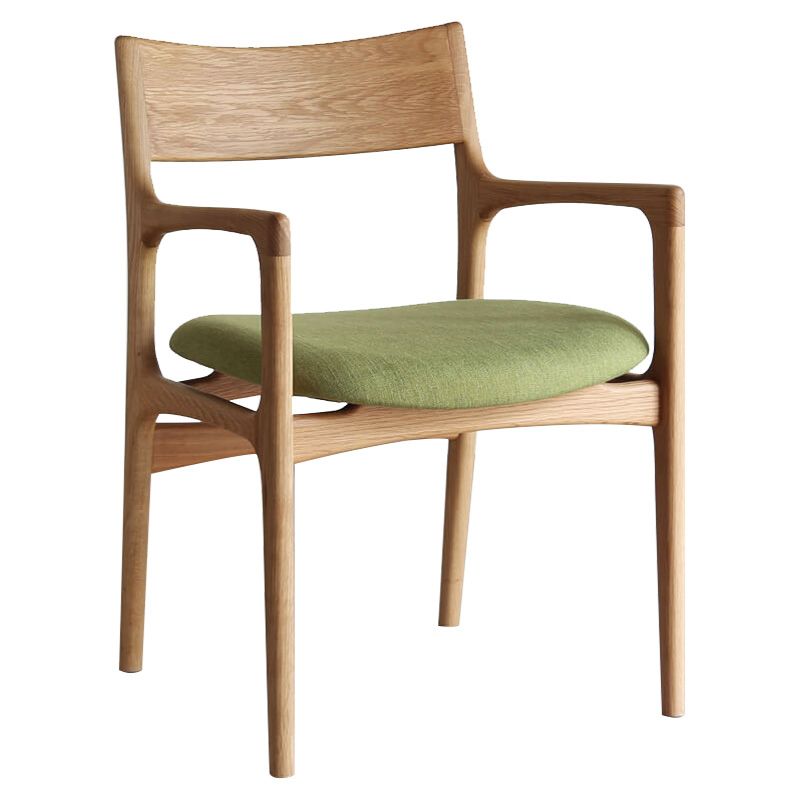 Traditional Style Ash Wood Chair Kitchen Dining Room Open Back Arm Chairs Clearhalo ' kitchen&dining_furn' 'Dining Chairs' 'Dining Tables & Seating' 'dining_chair' 'furn' 'furn_dining_chair' 'Furniture' 'furniture_dining_chair' 'Kitchen & Dining Furniture' 'kitchen' 1200x1200_ede9a75c-39ea-44bd-a9b4-3618e5cf2cbe