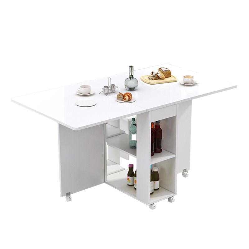 Contemporary Faux Marble Multifunction Table Single Rectangle Table (table only) Clearhalo ' dining_table' 'Dining Tables & Seating' 'Dining Tables' 'furn' 'furn_dining_table' 'Furniture' 'furniture_dining_table' 'Kitchen & Dining Furniture' 'kitchen&dining_furn' 'kitchen' 'kitchen_dining_table' 1200x1200_edeca647-1f98-47a0-97d5-023065641d1b