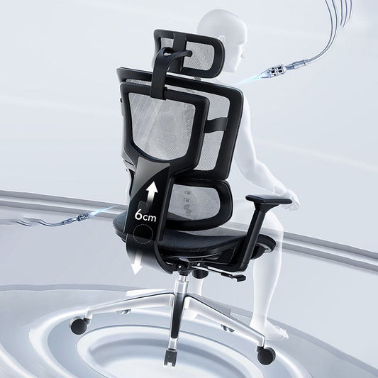 Modern Desk Chair Mesh Office Chair Adjustable Chair with Wheels Clearhalo 'furn' 'furn_office_chair' 'Furniture' 'Office Chairs' 'Office Furniture' 'office_chair' 1200x1200_eded10fb-3887-4f90-a6e4-31cbcff9eb28