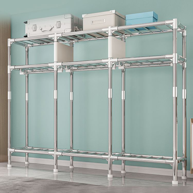 Armadio con finitura opaca al coperto contemporaneo per camera da letto