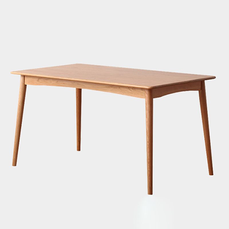 Contemporary Style Rectangle Dining Table Solid Wood Table with 4-foot Clearhalo ' dining_table' 'Dining Tables & Seating' 'Dining Tables' 'furn' 'furn_dining_table' 'Furniture' 'furniture_dining_table' 'Kitchen & Dining Furniture' 'kitchen&dining_furn' 'kitchen' 'kitchen_dining_table' 1200x1200_edf08560-88ed-47b2-9d24-8763723bdadb