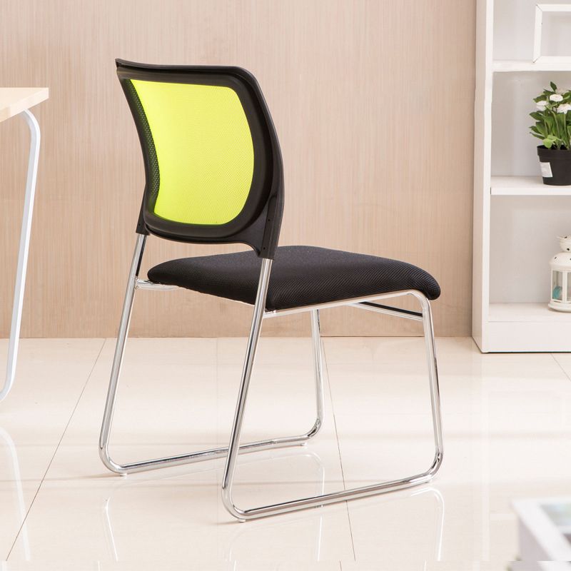 Modern Desk Chair Mesh Armless Conference Chair Mid-Back Chair Clearhalo 'furn' 'furn_office_chair' 'Furniture' 'Office Chairs' 'Office Furniture' 'office_chair' 1200x1200_edf26147-111b-4abb-956d-950923496ab8