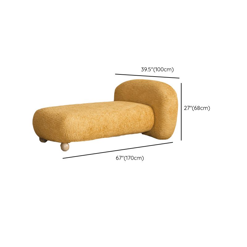 Scandinavian with Arms Wooden Chaise Square Arms for Bedroom Living Room Clearhalo 'Chairs & Seating' 'Chaise Lounge' 'chaise_lounge' 'furn' 'furn_chaise_lounge' 'Furniture' 'Living Room Furniture' 1200x1200_edf323d4-1652-489c-af71-b150e447784b