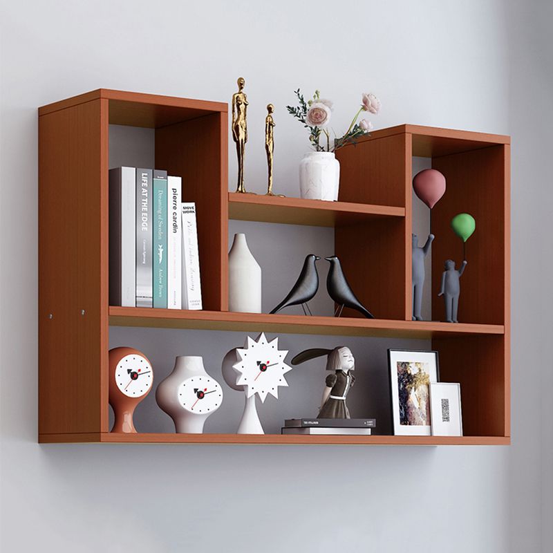 Wall Mounted Bookshelf Contemporary Style Bookcase for Study Room and Office Clearhalo 'Bookcases' 'Furniture' 'furniture_bookcases' 'Office Furniture' 1200x1200_edf5dd91-5815-477b-8fa8-e22b7aecdc13