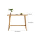 Moderne massief houten bartafel, rechthoekige eettafel voor de keuken