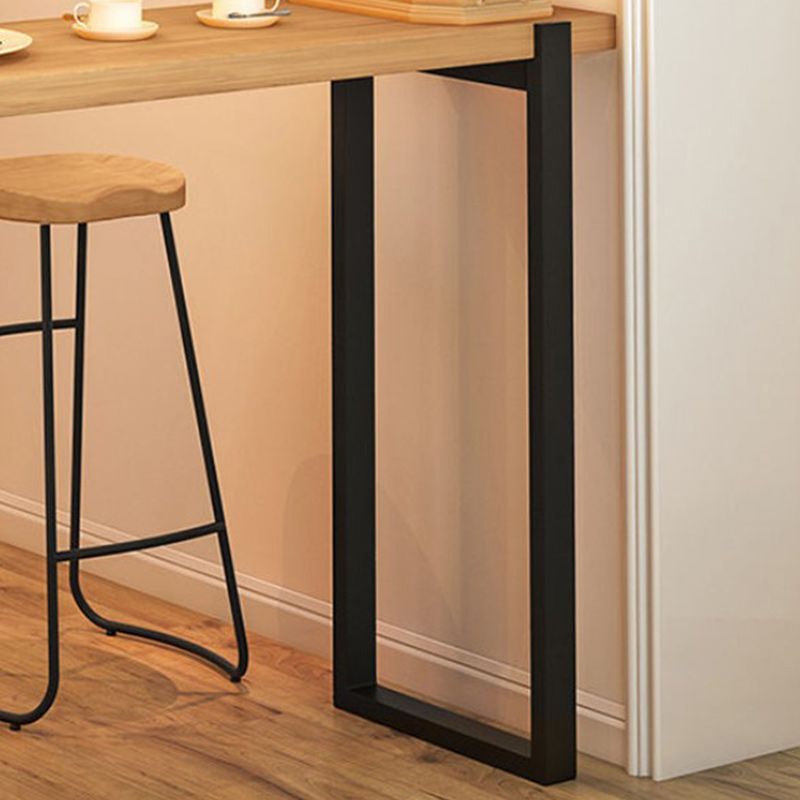 Rectangle Pine Wood Counter Table Contemporary Bar Table for Dining Room Clearhalo 'Bar Furniture' 'Bar Tables' 'bar_tables' 'furn' 'furn_bar_tables' 'Furniture' 'Kitchen & Dining Furniture' 1200x1200_edf8897e-7218-4268-9b31-c3e4f4bcde3a